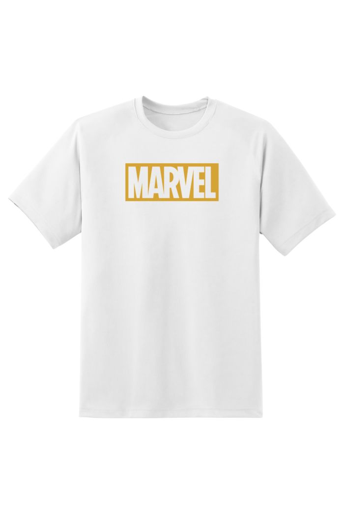 MARVEL FLEX GOLD T-SHIRT WHITE XS