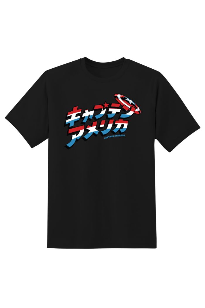 MARVEL CAPTAIN AMERICA JAPANESE T-SHIRT