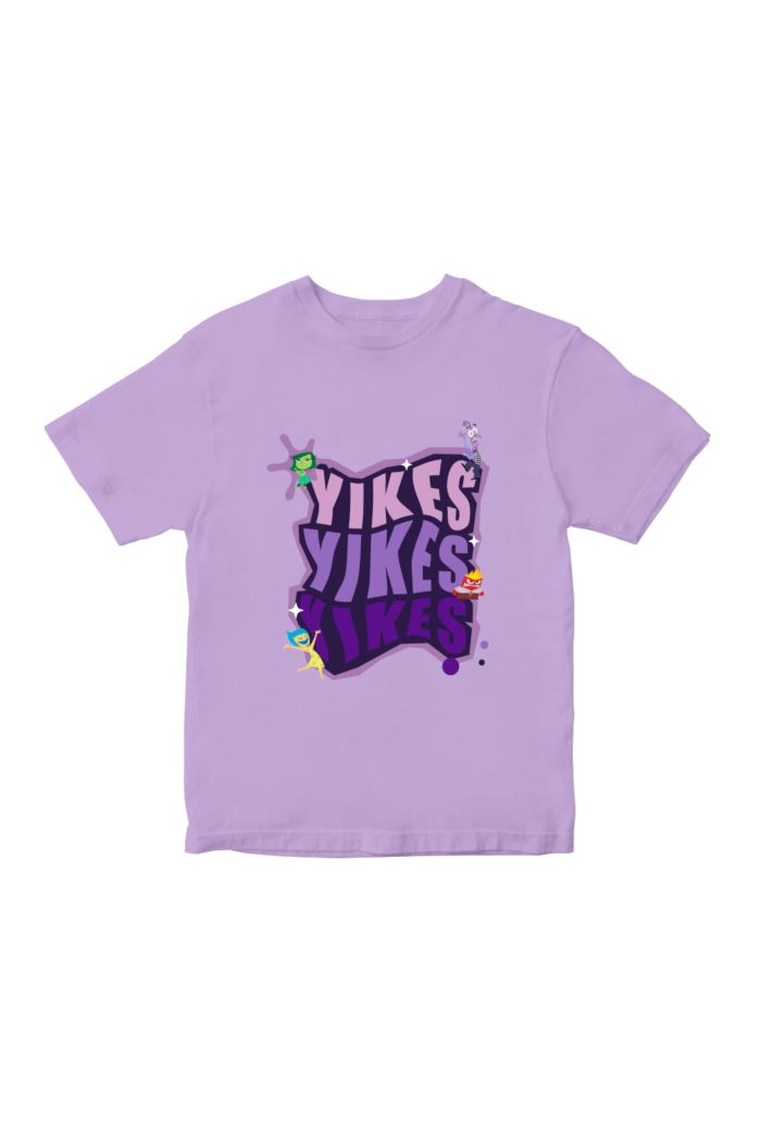 INSIDE OUT 2 YIKES T-SHIRT - KIDS LAVENDER S