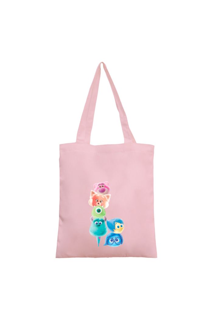 PIXAR COTTON CANDY CANVAS TOTE BAG