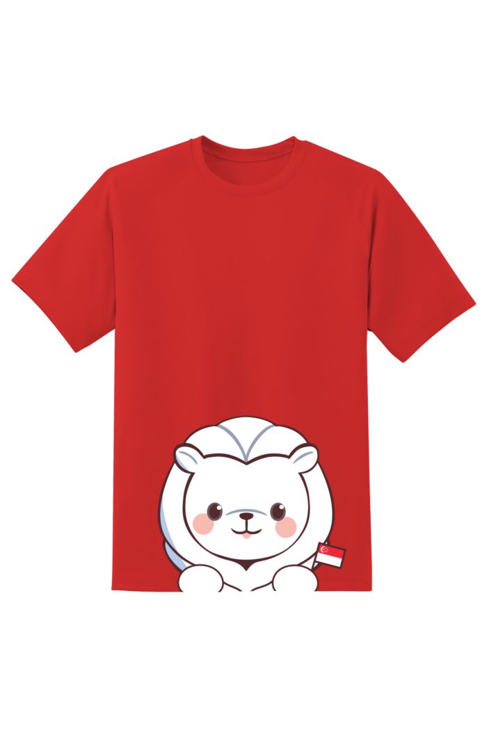 MR MERLION FRONT BACK FLAG T-SHIRT