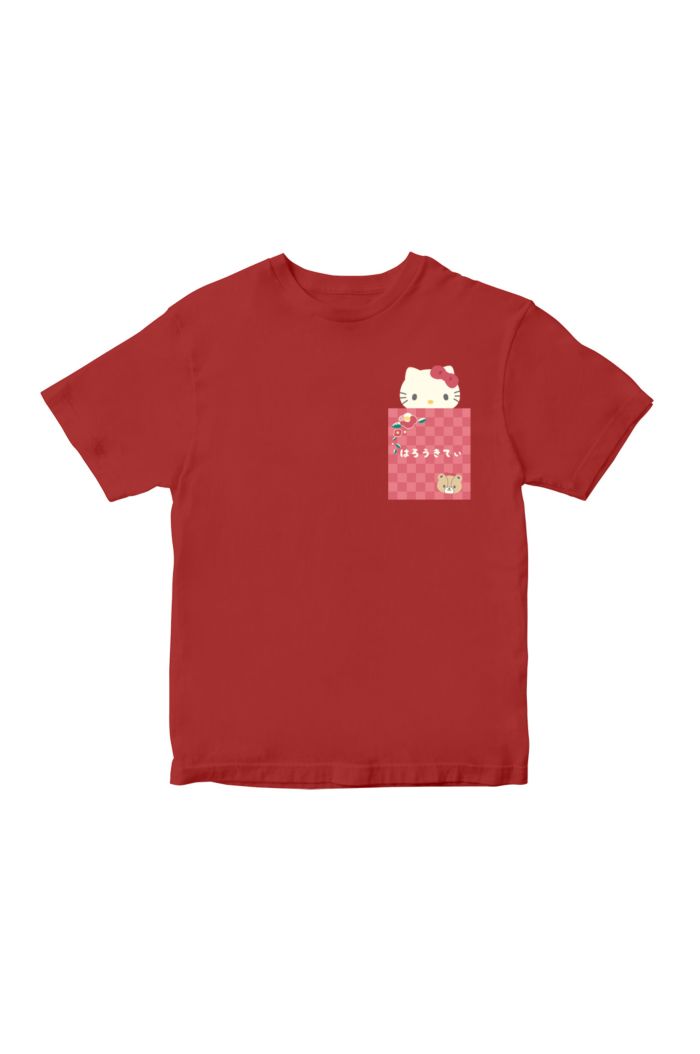 SANRIO KT OMANJU POCKET T-SHIRT - KIDS