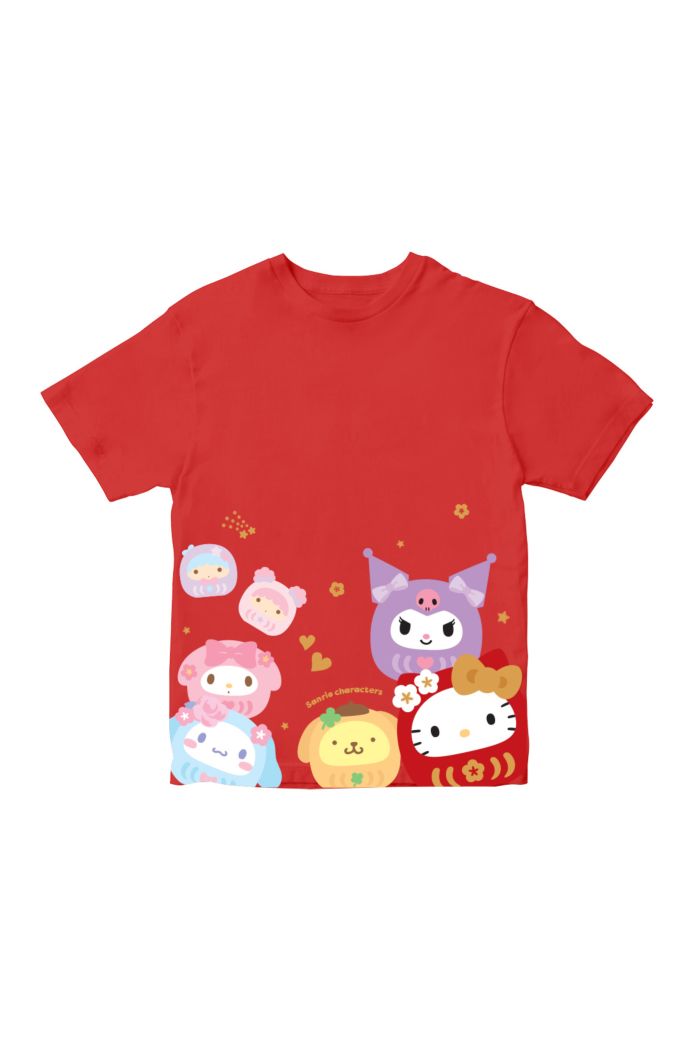 SANRIO MX DARUMA FAMILY T-SHIRT - KIDS