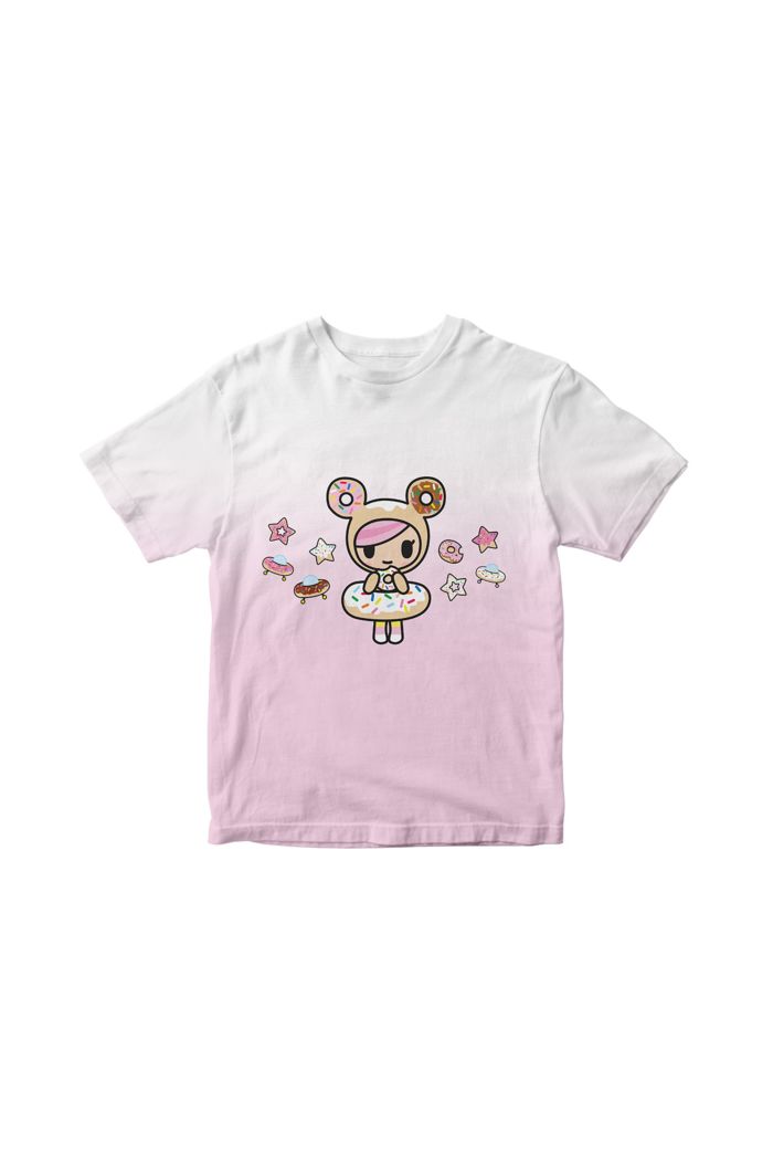 TOKIDOKI DONUTELLA OMBRE T-SHIRT - KIDS