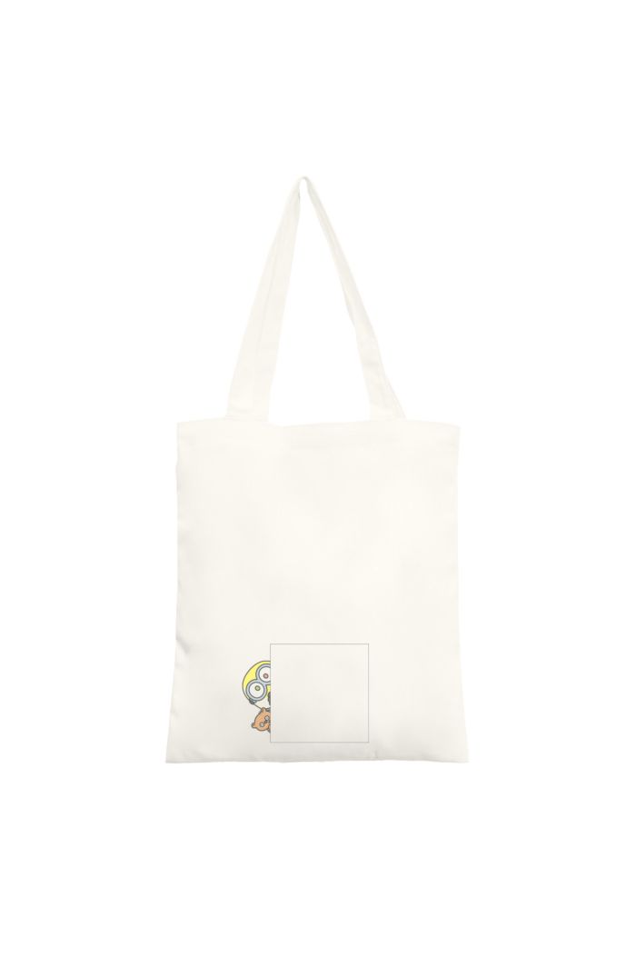 MINIONS BOB & TIM POCKET CANVAS TOTE BAG