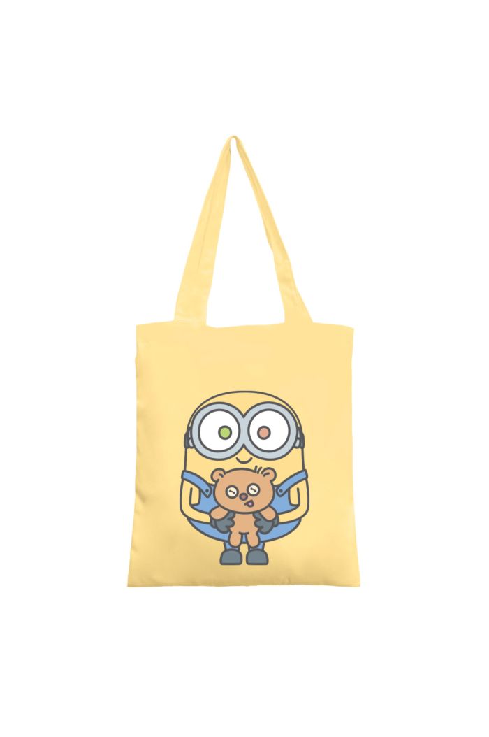 MINIONS BOB & TIM CANVAS TOTE BAG