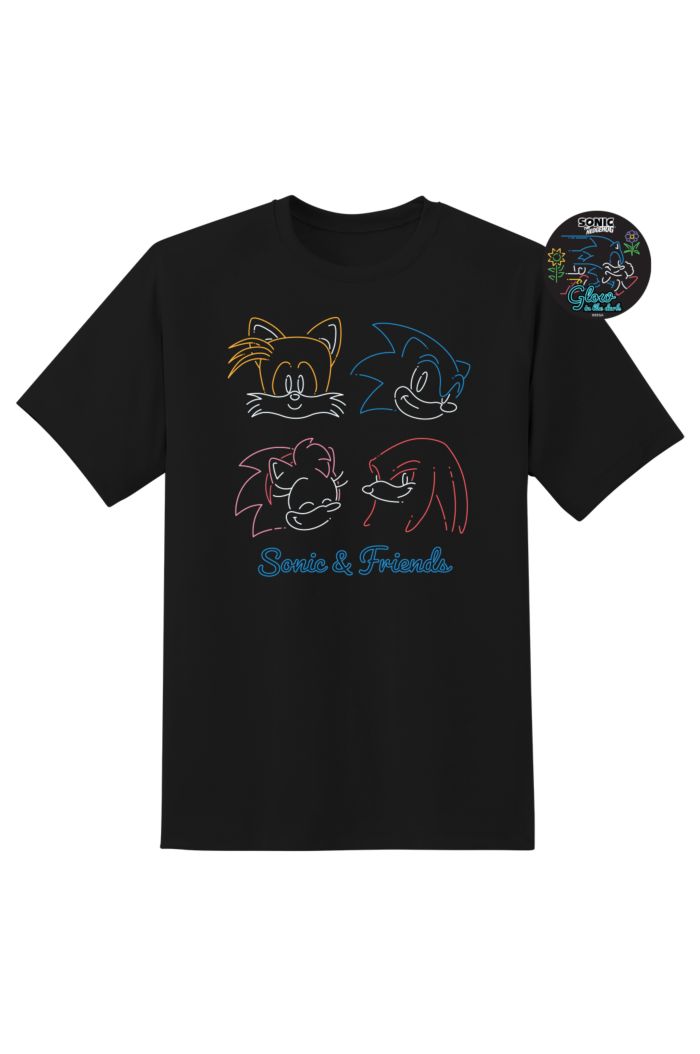 SONIC NEON HEADS T-SHIRT