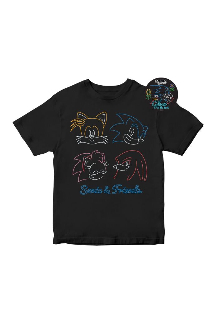 SONIC NEON HEADS T-SHIRT - KIDS