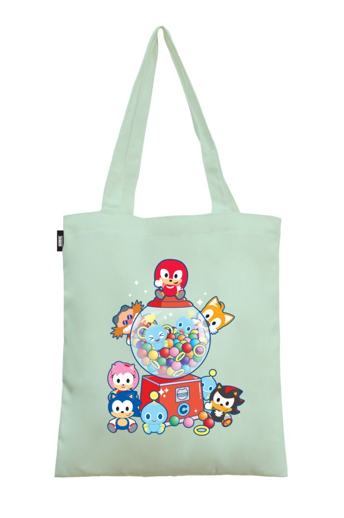 SONIC CANDY MACHINE CANVAS TOTE BAG