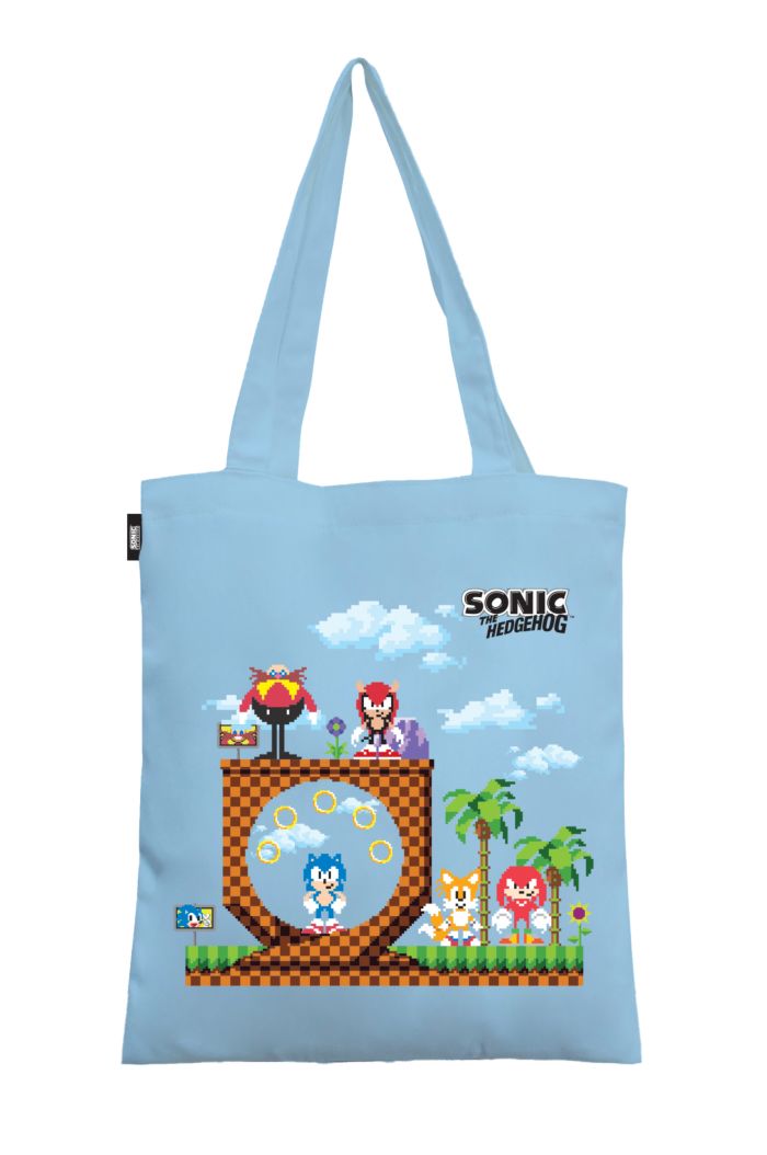 SONIC WORLD OF SONIC CANVAS TOTE BAG