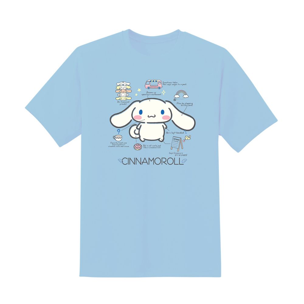 Cinnamoroll Balloons And Rainbow T-Shirt | lupon.gov.ph