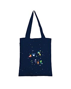 INSIDE OUT 2 INSIDE OUT GALAXY CANVAS TOTE BAG