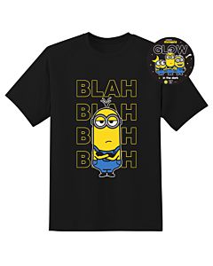 MINIONS BLAH BLAH GLOW T-SHIRT